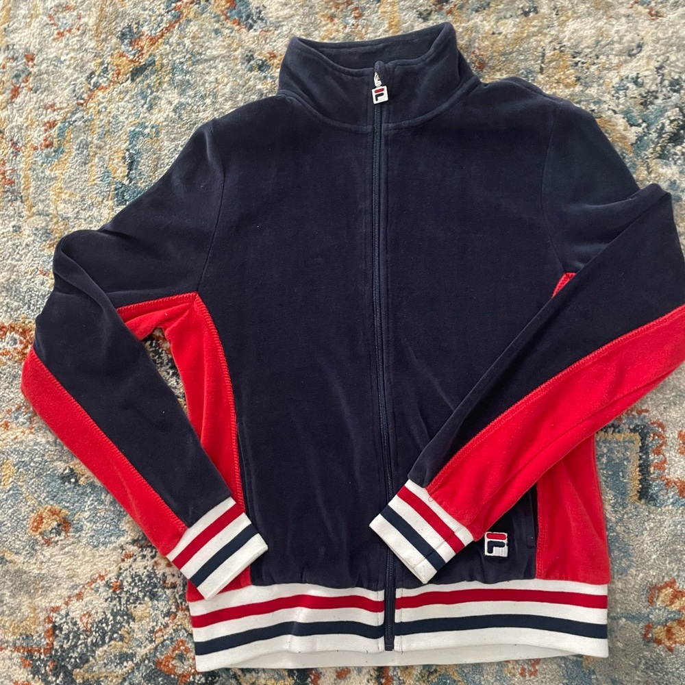 Fila Velour Velvet jacket size S women